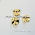 Flat Round Gold Color Spacer Beads for Bracelet DIY Making